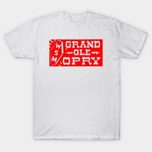 Vintage Hillbilly Radio Logo T-Shirt